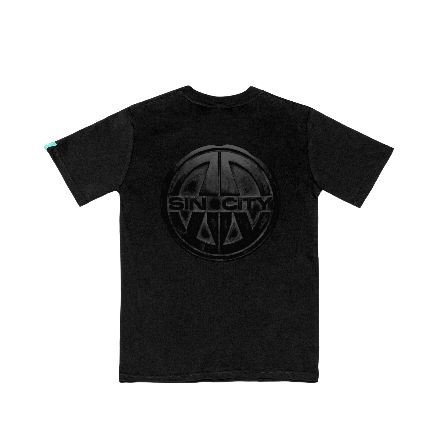T-Shirt Acid Washed "Sin City" Black