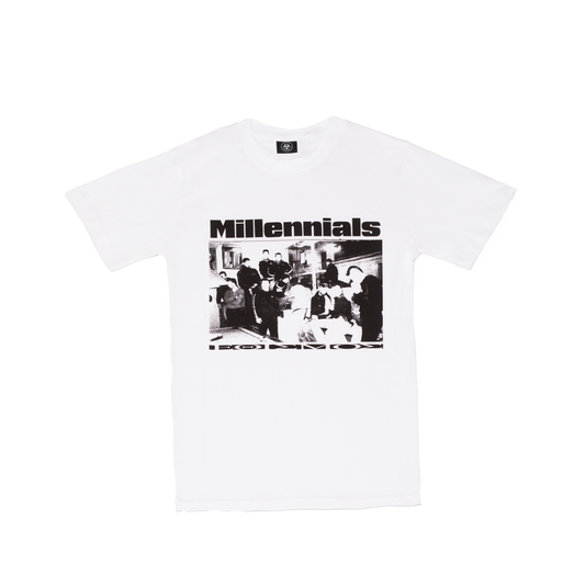 T-shirt ''Millennials'' White